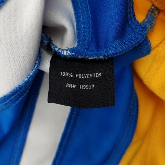 Logic Everybody Tour Hockey Style Jersey Shirt Long Sleeve Blue Yellow Large - Picture 7 of 11